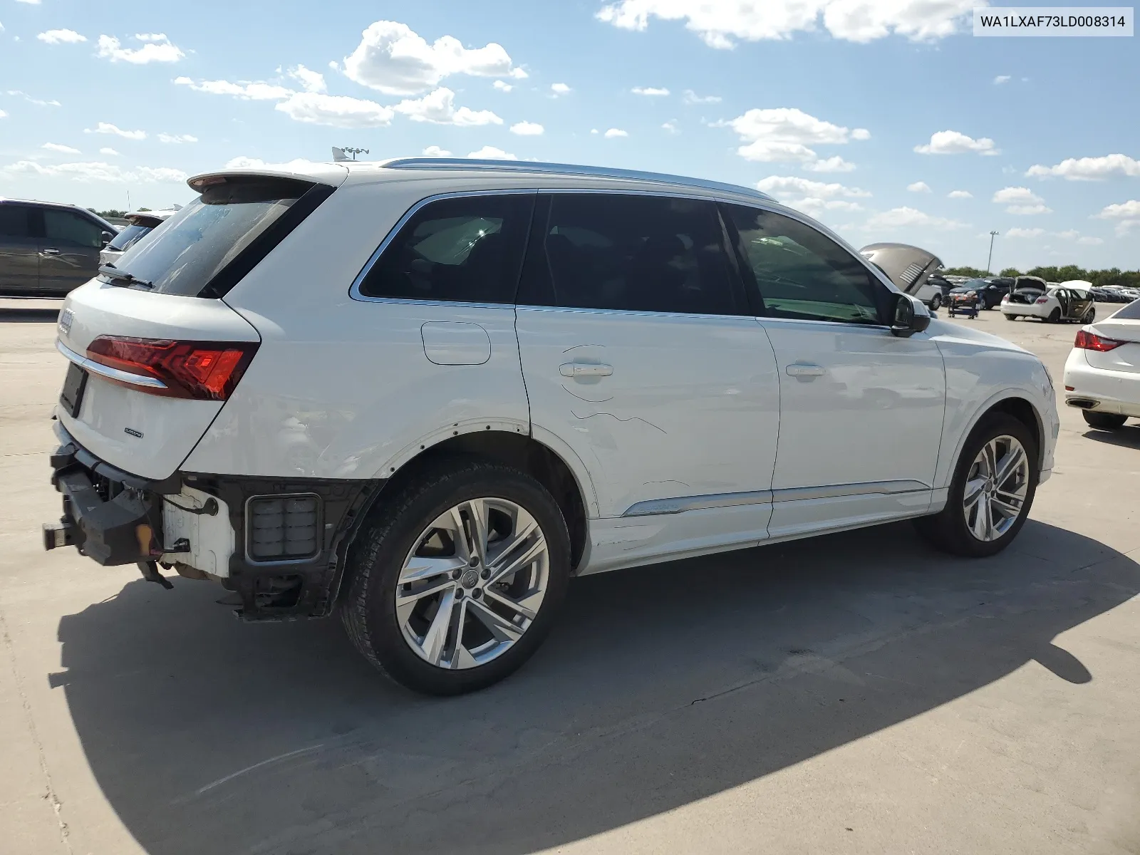 2020 Audi Q7 Premium Plus VIN: WA1LXAF73LD008314 Lot: 67540494