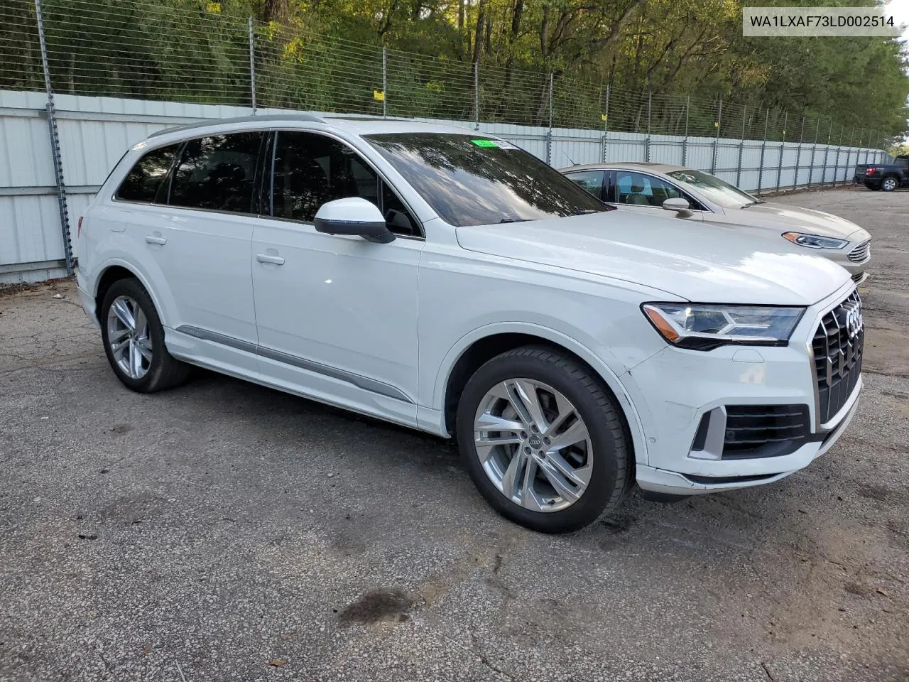 2020 Audi Q7 Premium Plus VIN: WA1LXAF73LD002514 Lot: 69844734