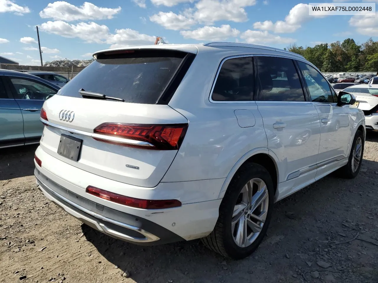 2020 Audi Q7 Premium Plus VIN: WA1LXAF75LD002448 Lot: 70429644