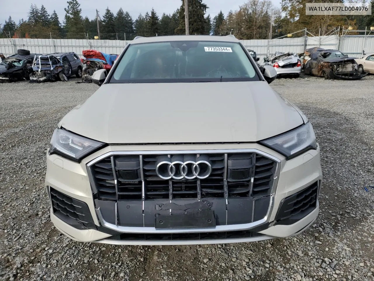 2020 Audi Q7 Premium Plus VIN: WA1LXAF77LD004976 Lot: 77353344