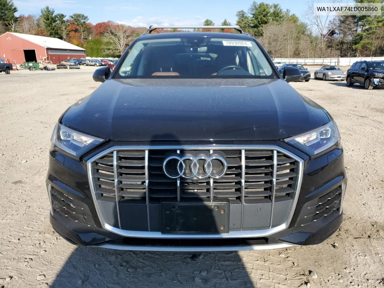 2020 Audi Q7 Premium Plus VIN: WA1LXAF74LD005860 Lot: 78930924