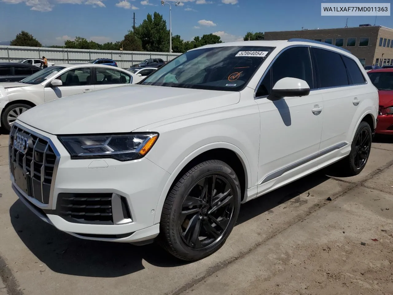 2021 Audi Q7 Premium Plus VIN: WA1LXAF77MD011363 Lot: 52864054