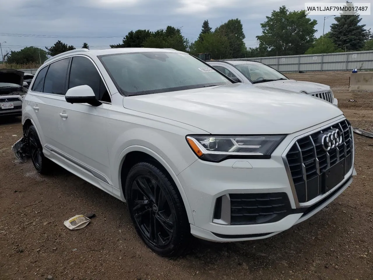 2021 Audi Q7 Premium Plus VIN: WA1LJAF79MD017487 Lot: 56532474