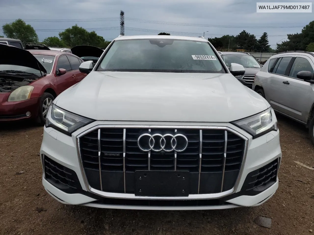 WA1LJAF79MD017487 2021 Audi Q7 Premium Plus