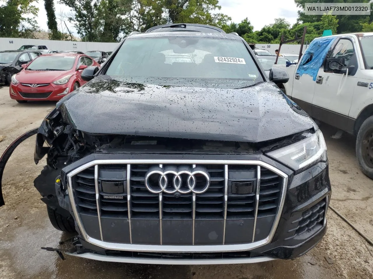 2021 Audi Q7 Premium Plus VIN: WA1LJAF73MD012320 Lot: 62432924