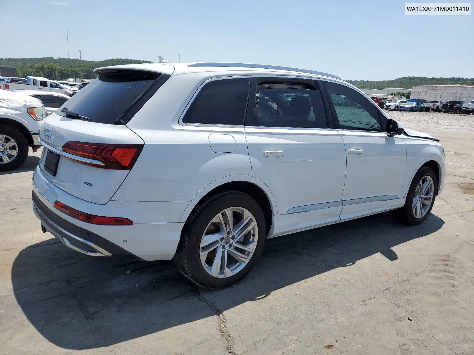 2021 Audi Q7 Premium Plus VIN: WA1LXAF71MD011410 Lot: 63904794