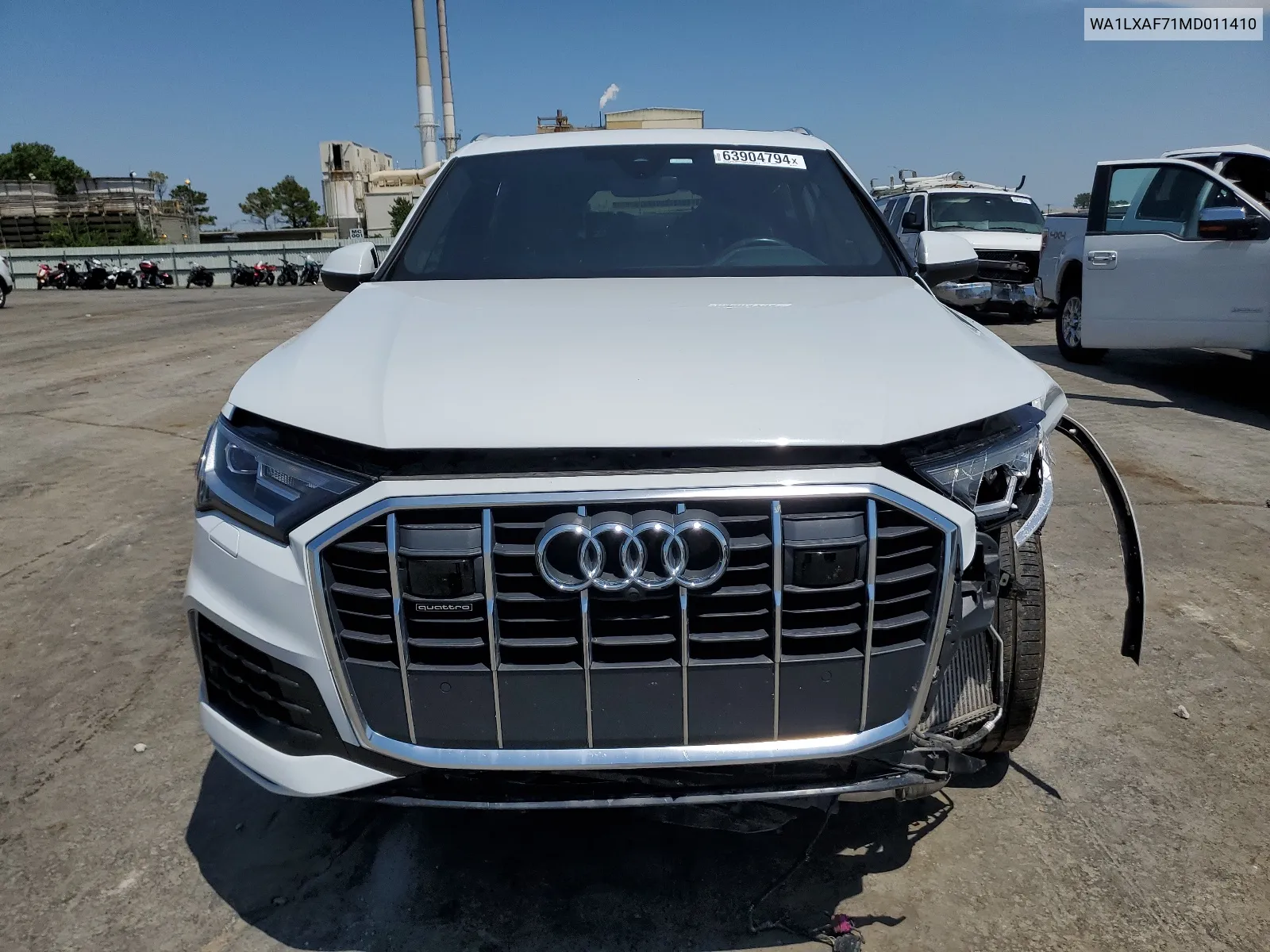 2021 Audi Q7 Premium Plus VIN: WA1LXAF71MD011410 Lot: 63904794