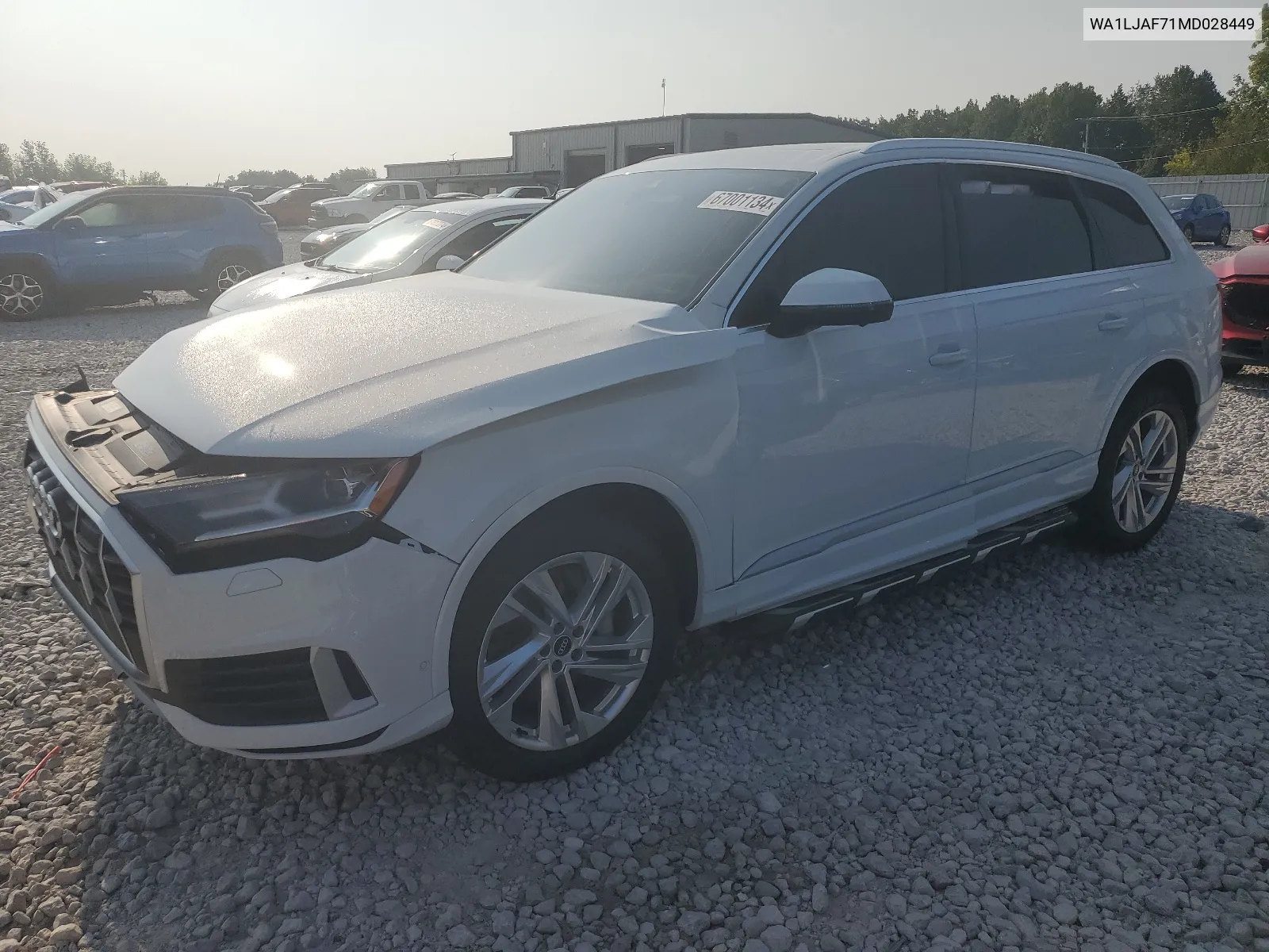 2021 Audi Q7 Premium Plus VIN: WA1LJAF71MD028449 Lot: 67001134