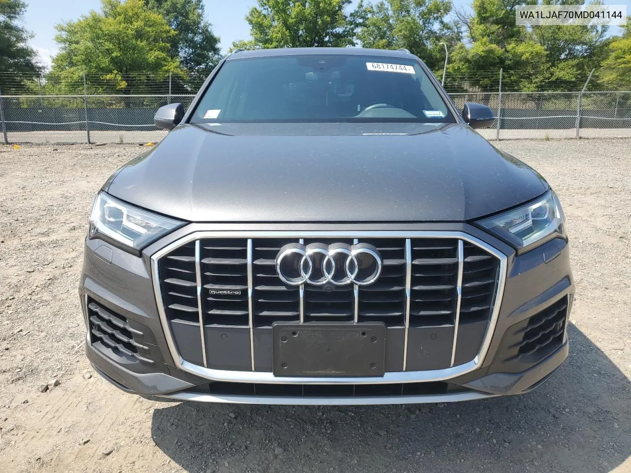 2021 Audi Q7 Premium Plus VIN: WA1LJAF70MD041144 Lot: 68174744