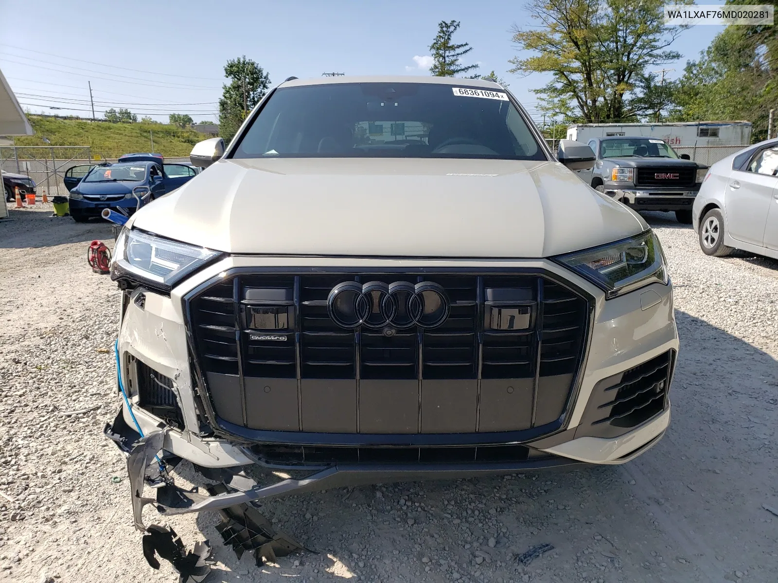 2021 Audi Q7 Premium Plus VIN: WA1LXAF76MD020281 Lot: 68361094