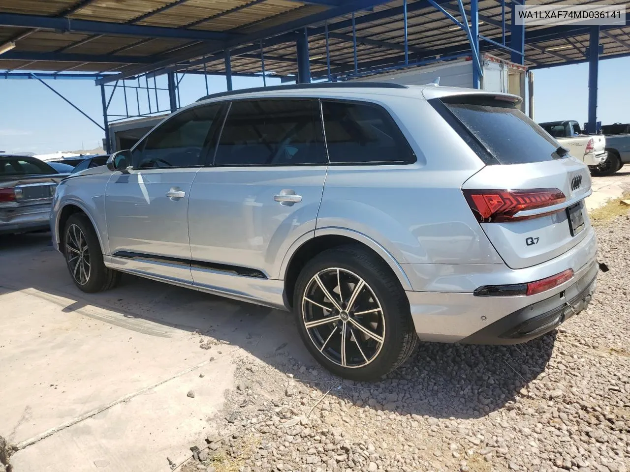 2021 Audi Q7 Premium Plus VIN: WA1LXAF74MD036141 Lot: 70450564