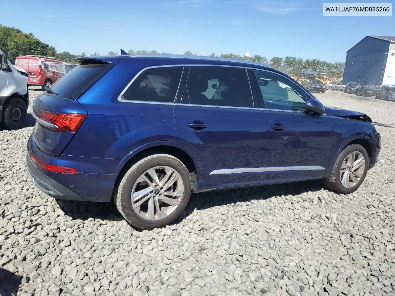 2021 Audi Q7 Premium Plus VIN: WA1LJAF76MD035266 Lot: 70900614