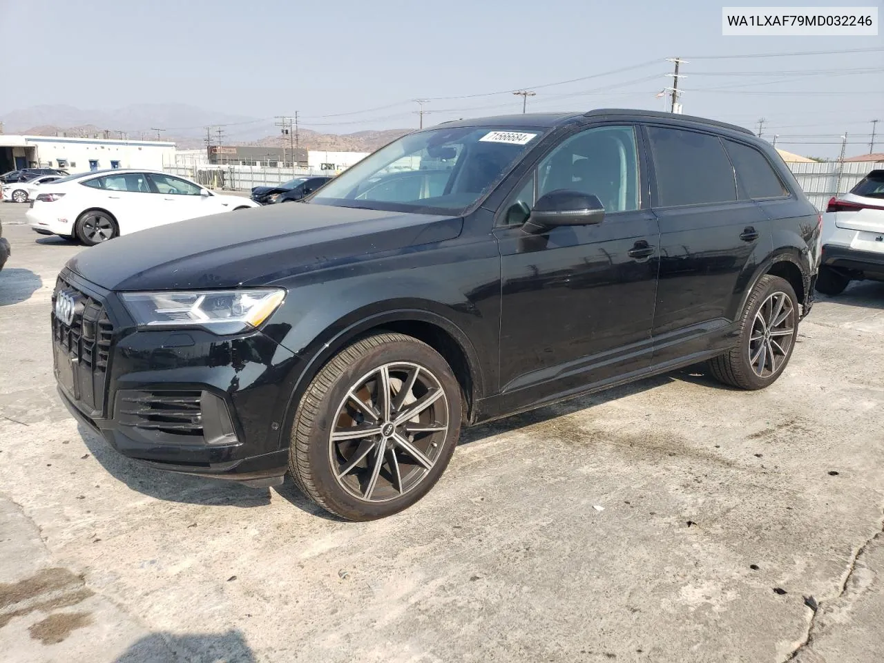 2021 Audi Q7 Premium Plus VIN: WA1LXAF79MD032246 Lot: 71566684