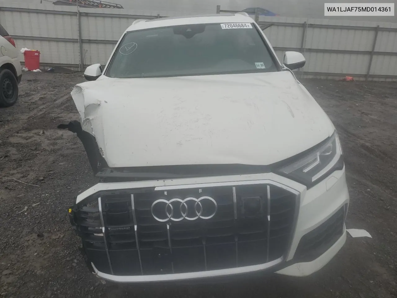 2021 Audi Q7 Premium Plus VIN: WA1LJAF75MD014361 Lot: 72046684