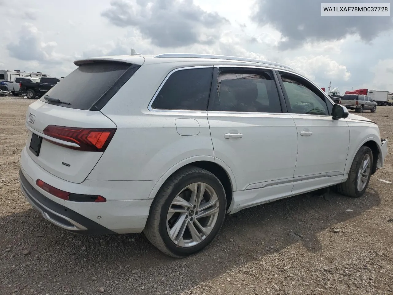 WA1LXAF78MD037728 2021 Audi Q7 Premium Plus