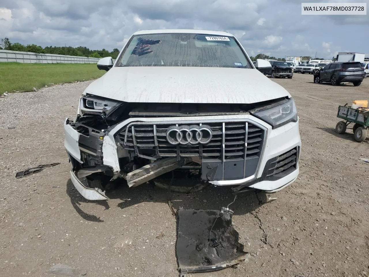 WA1LXAF78MD037728 2021 Audi Q7 Premium Plus