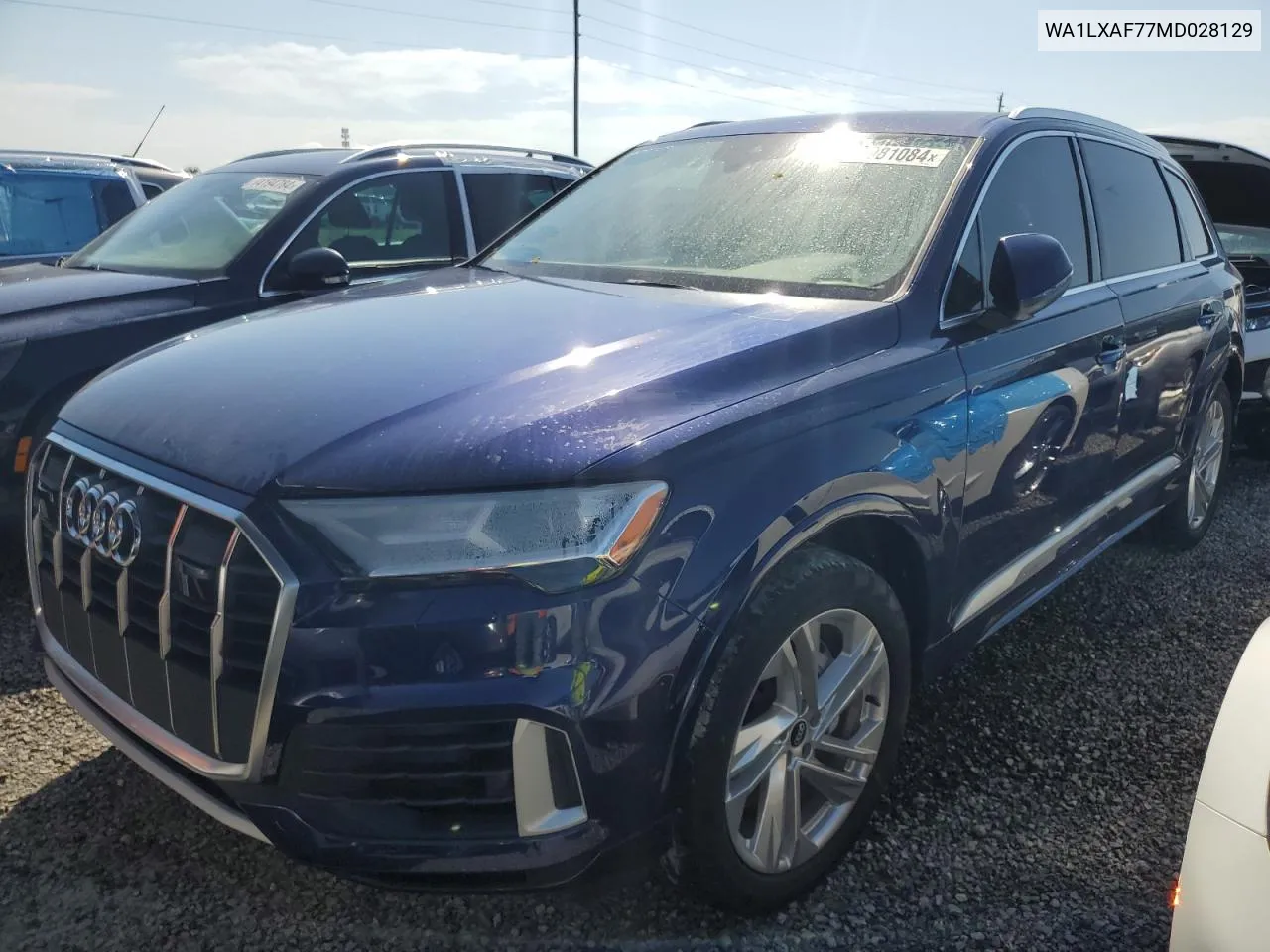 2021 Audi Q7 Premium Plus VIN: WA1LXAF77MD028129 Lot: 73981084