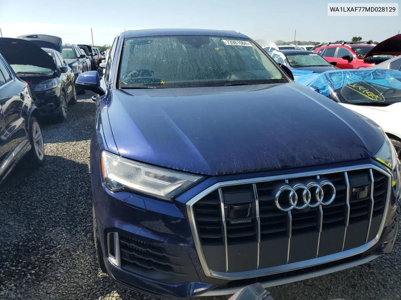 2021 Audi Q7 Premium Plus VIN: WA1LXAF77MD028129 Lot: 73981084