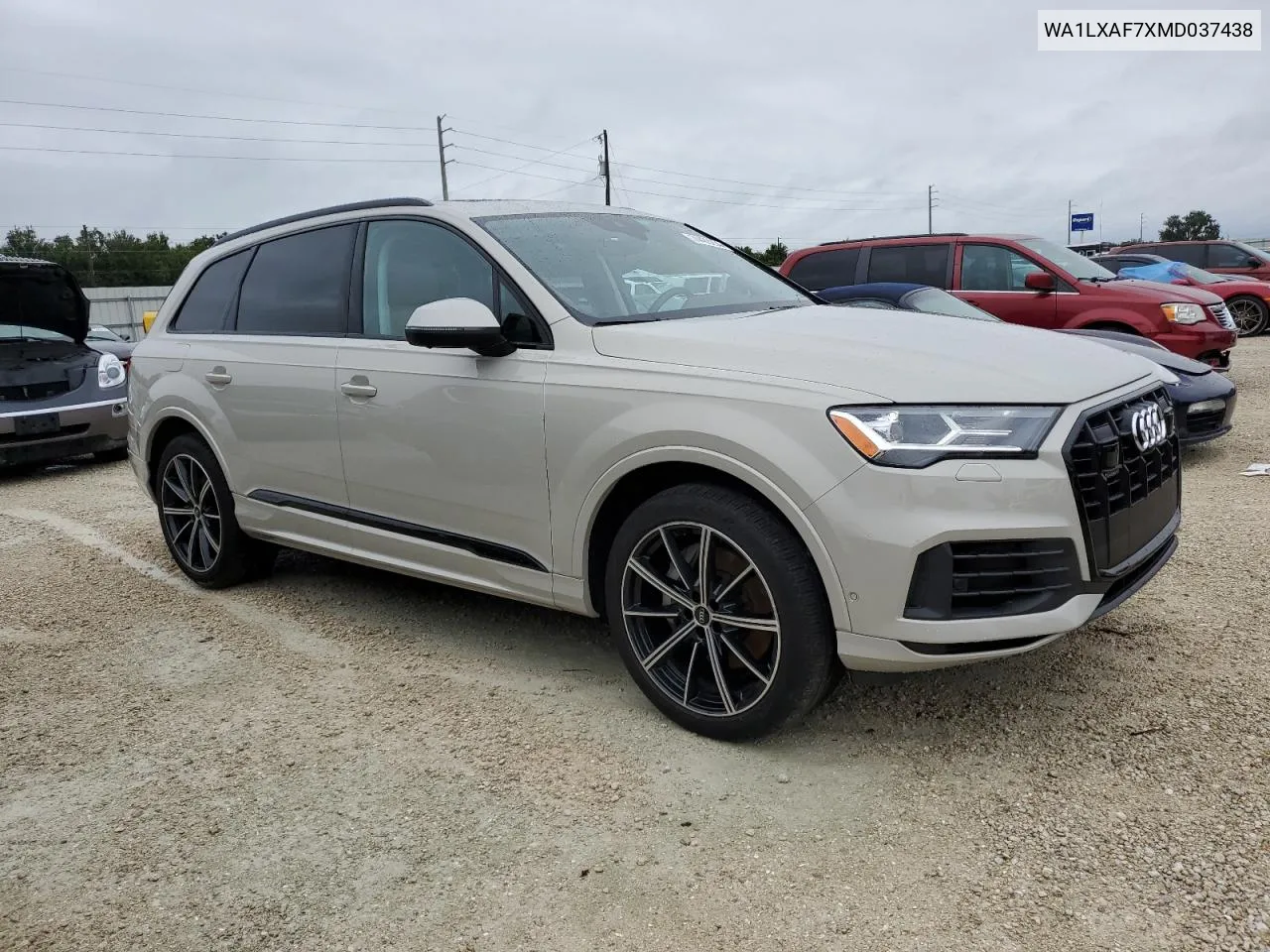 2021 Audi Q7 Premium Plus VIN: WA1LXAF7XMD037438 Lot: 74420234