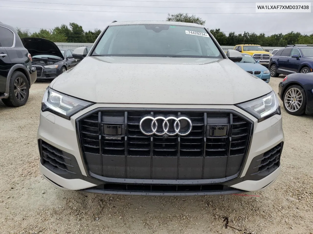 2021 Audi Q7 Premium Plus VIN: WA1LXAF7XMD037438 Lot: 74420234