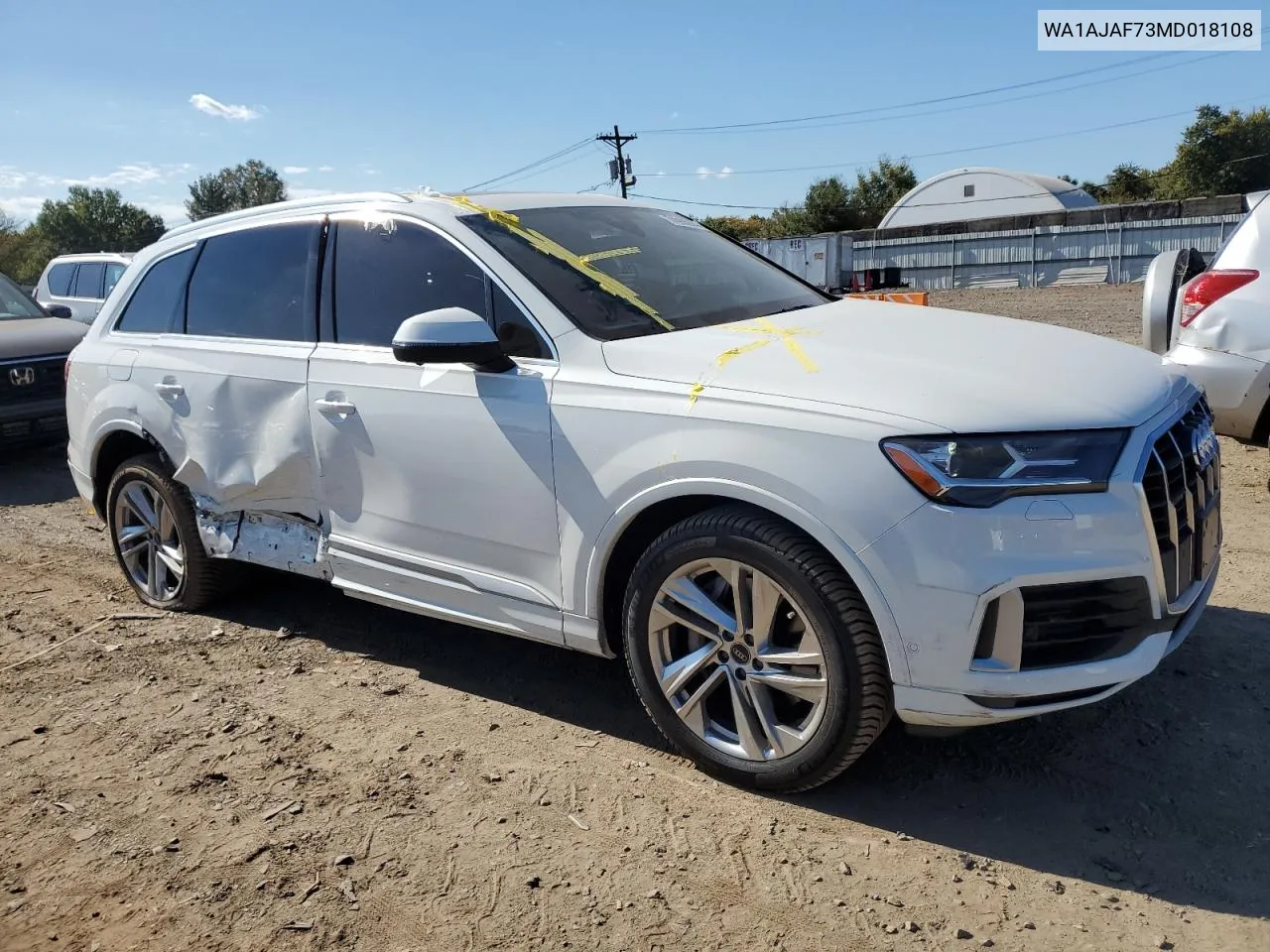 WA1AJAF73MD018108 2021 Audi Q7 Premium