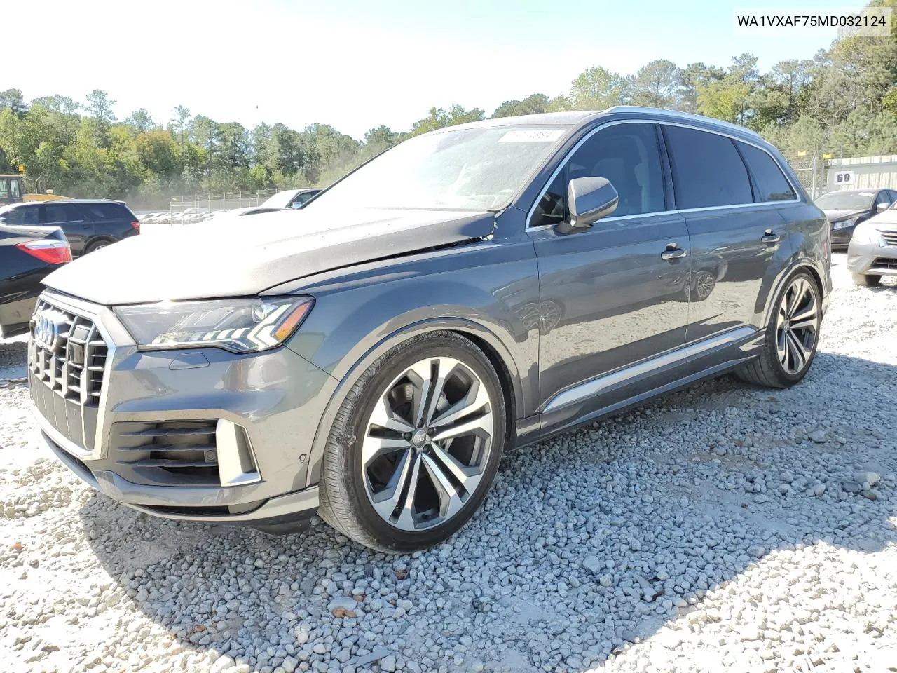 2021 Audi Q7 Prestige VIN: WA1VXAF75MD032124 Lot: 75764884