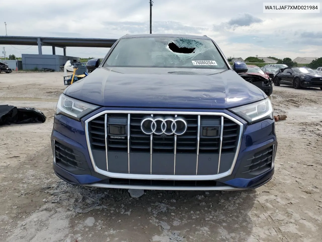 2021 Audi Q7 Premium Plus VIN: WA1LJAF7XMD021984 Lot: 76086204