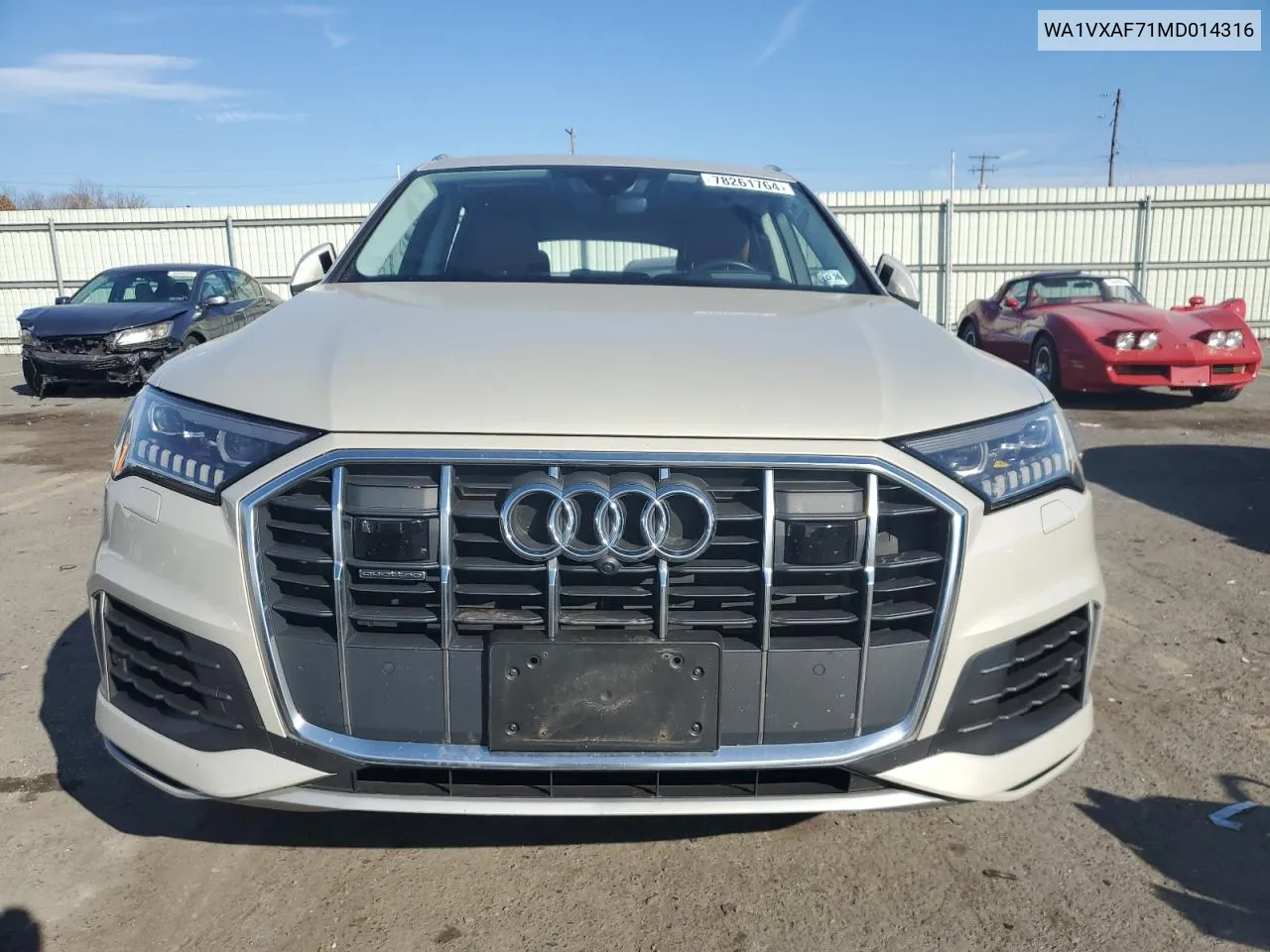 2021 Audi Q7 Prestige VIN: WA1VXAF71MD014316 Lot: 78261764