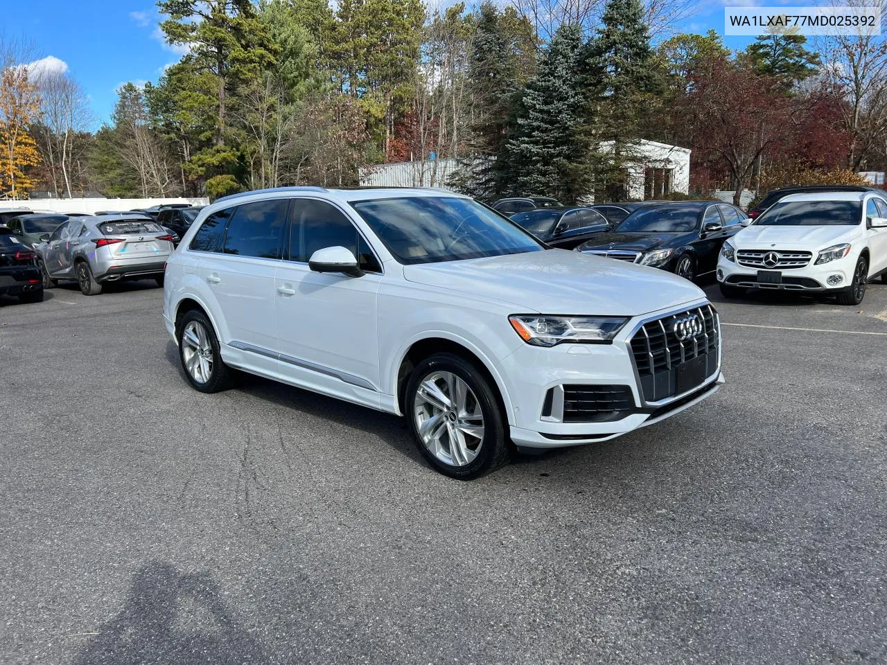 2021 Audi Q7 Premium Plus VIN: WA1LXAF77MD025392 Lot: 80427744