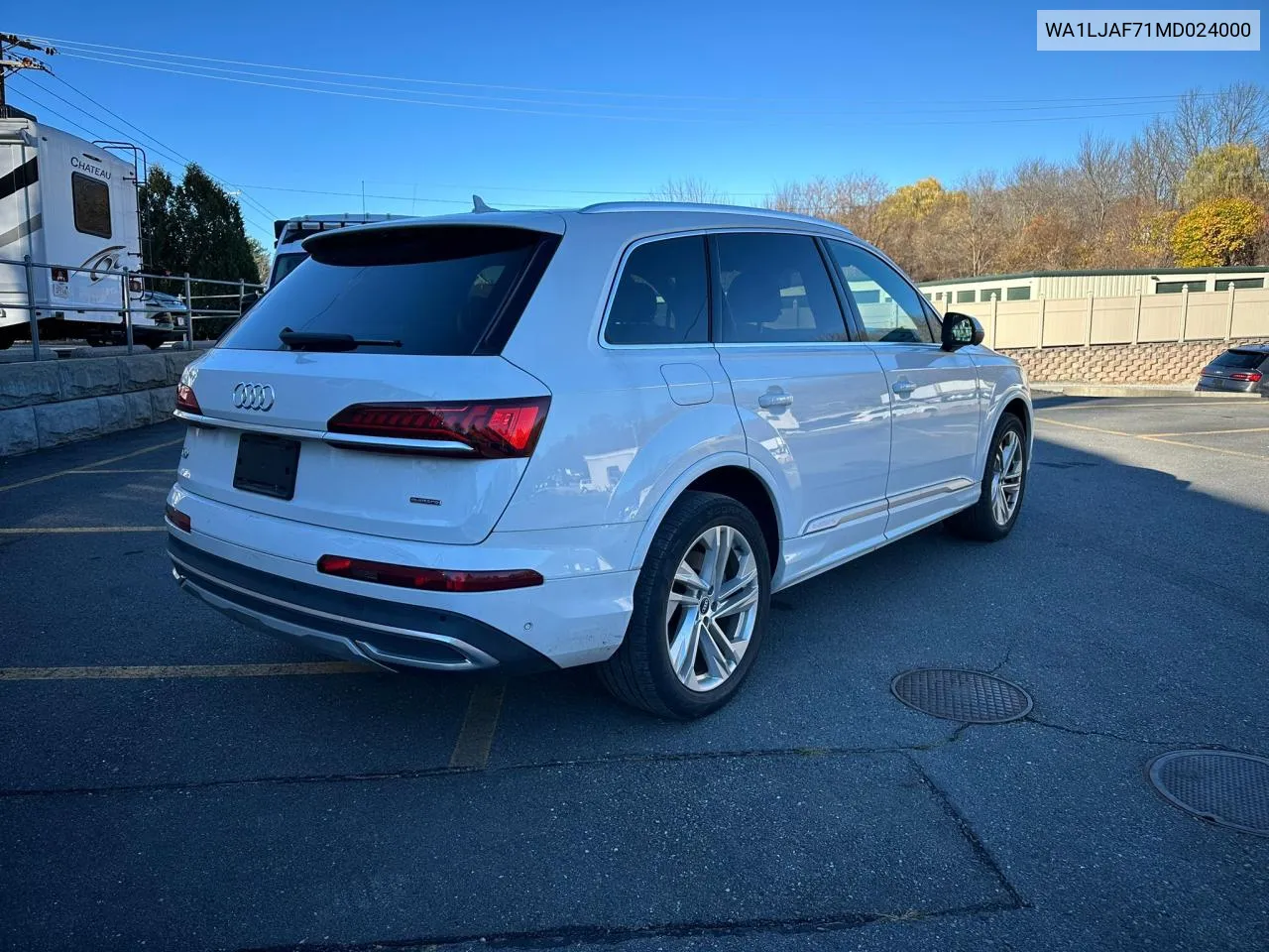 2021 Audi Q7 Premium Plus VIN: WA1LJAF71MD024000 Lot: 80929524