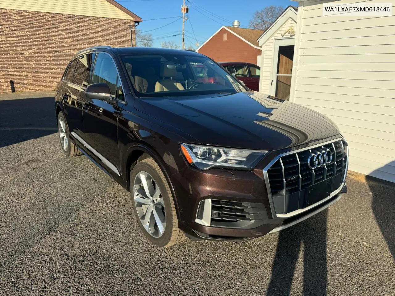 2021 Audi Q7 Premium Plus VIN: WA1LXAF7XMD013446 Lot: 81891394