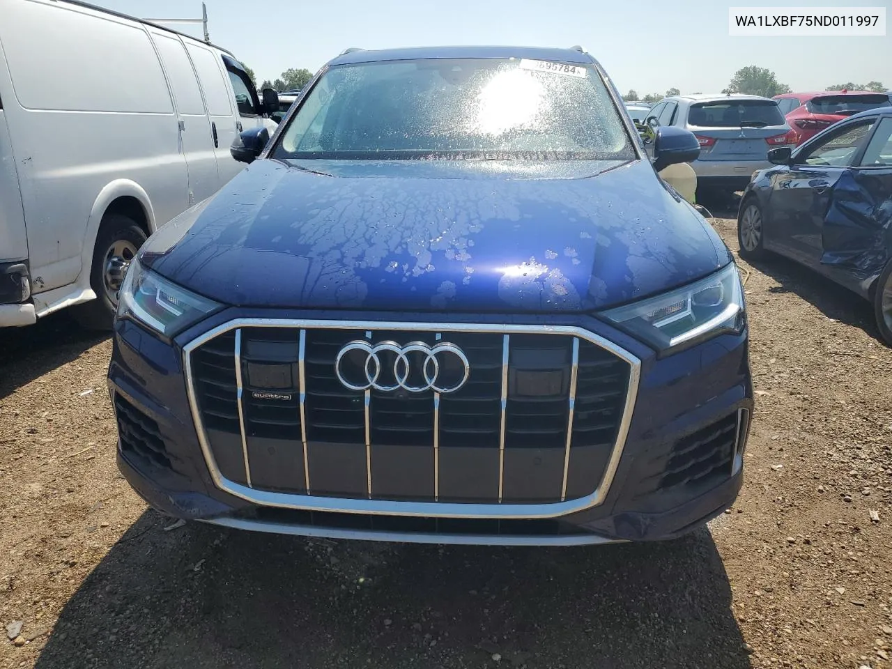 2022 Audi Q7 Premium Plus VIN: WA1LXBF75ND011997 Lot: 59895784