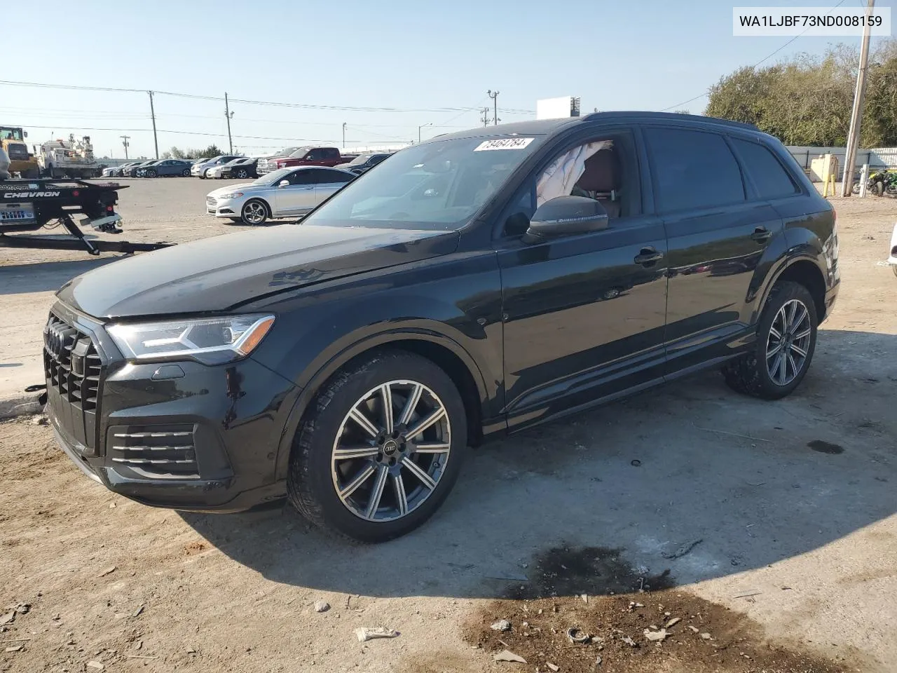 2022 Audi Q7 Premium Plus VIN: WA1LJBF73ND008159 Lot: 73464784