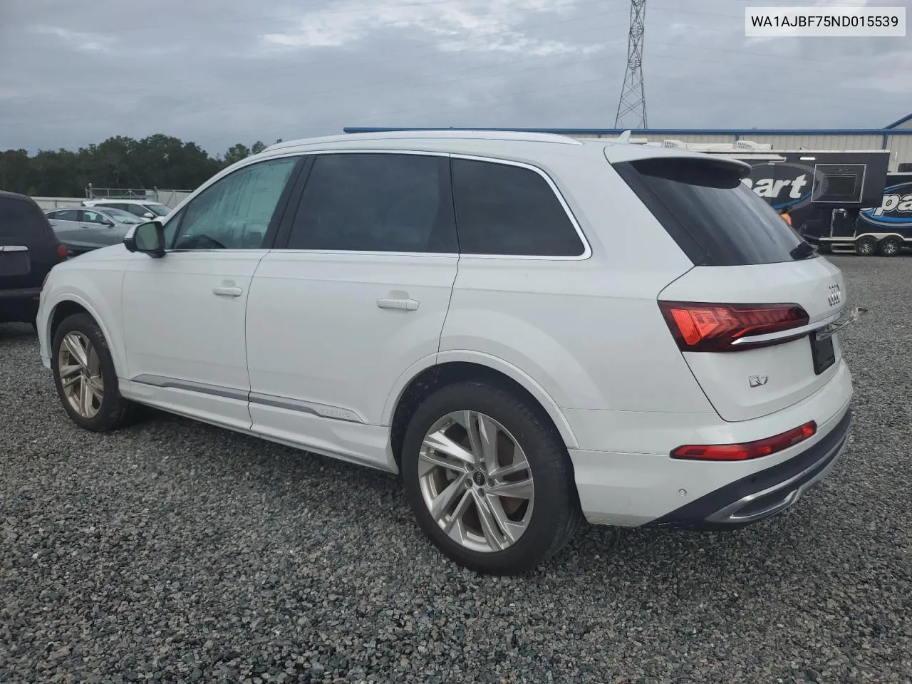 2022 Audi Q7 Premium VIN: WA1AJBF75ND015539 Lot: 73831014