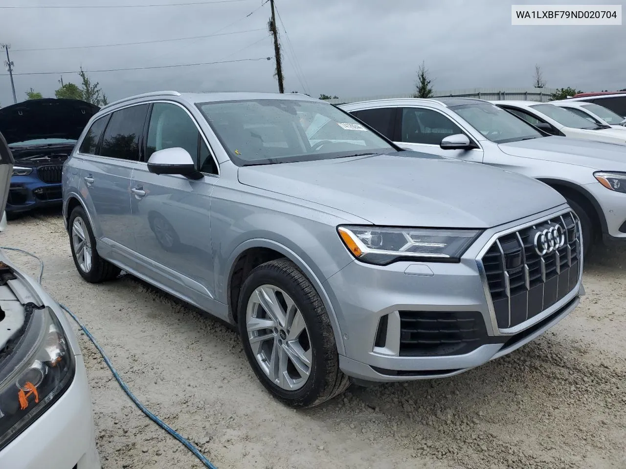 2022 Audi Q7 Premium Plus VIN: WA1LXBF79ND020704 Lot: 74129244