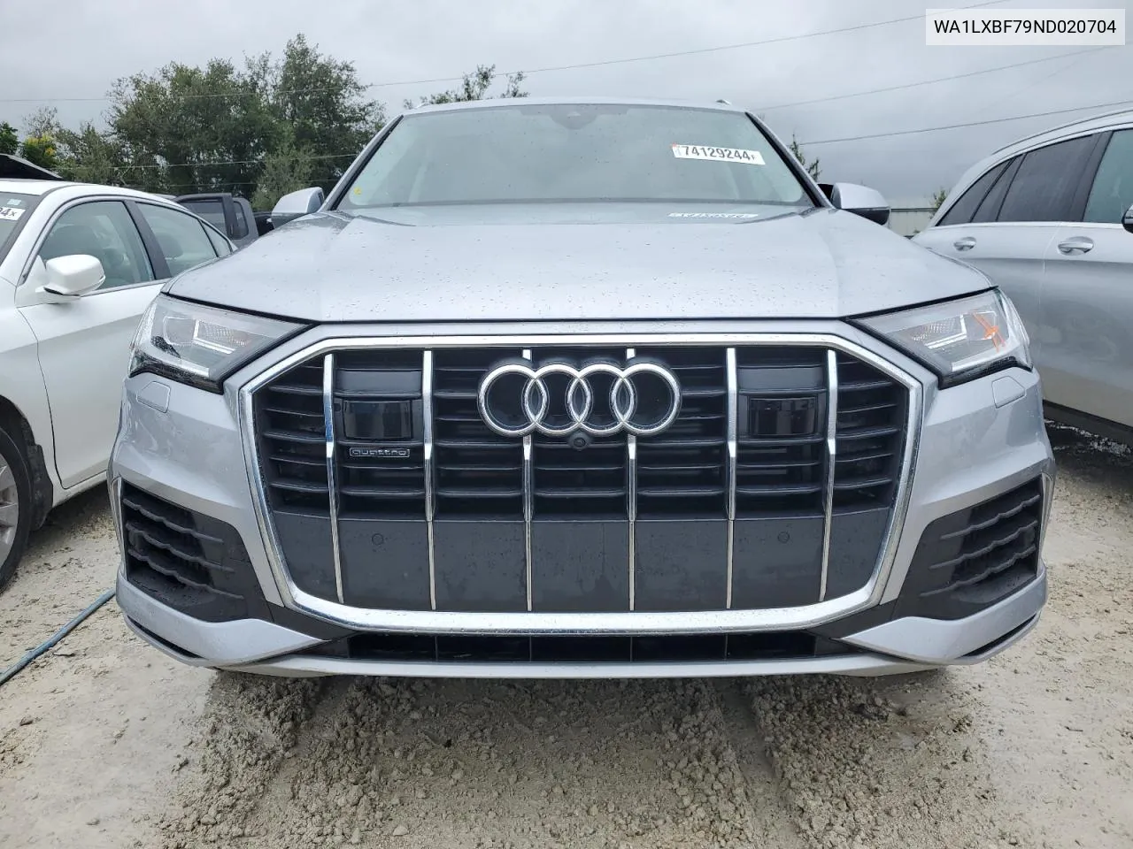 2022 Audi Q7 Premium Plus VIN: WA1LXBF79ND020704 Lot: 74129244