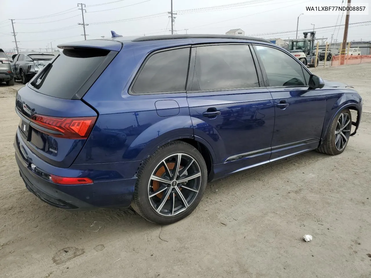 2022 Audi Q7 Premium Plus VIN: WA1LXBF77ND008857 Lot: 75352134