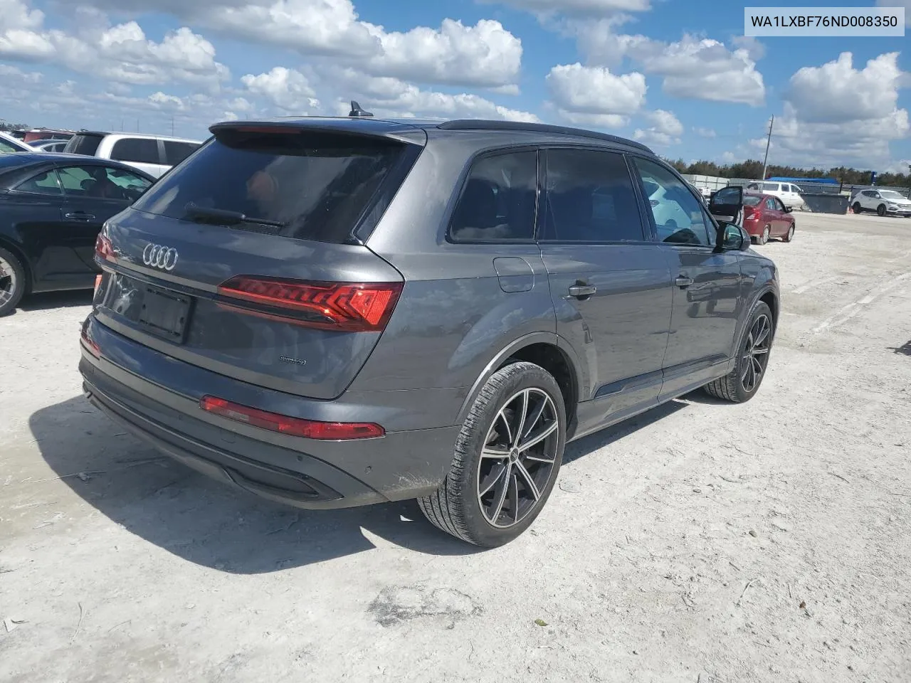 2022 Audi Q7 Premium Plus VIN: WA1LXBF76ND008350 Lot: 77807694