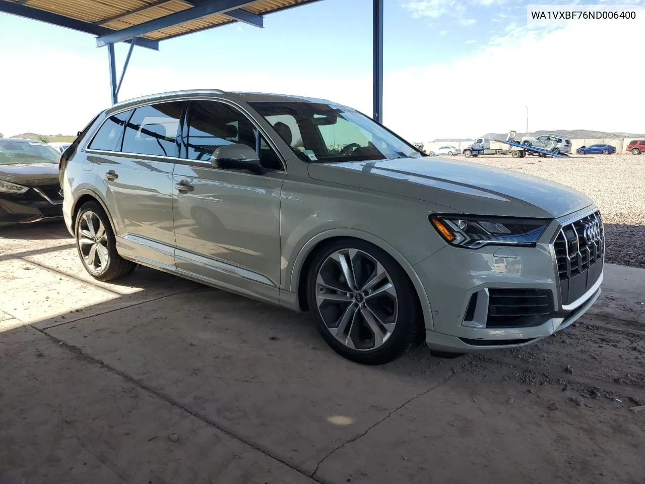 2022 Audi Q7 Prestige VIN: WA1VXBF76ND006400 Lot: 78958764