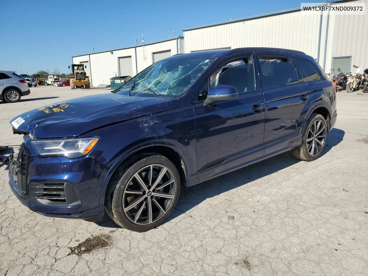 2022 Audi Q7 Premium Plus VIN: WA1LXBF7XND009372 Lot: 79844384