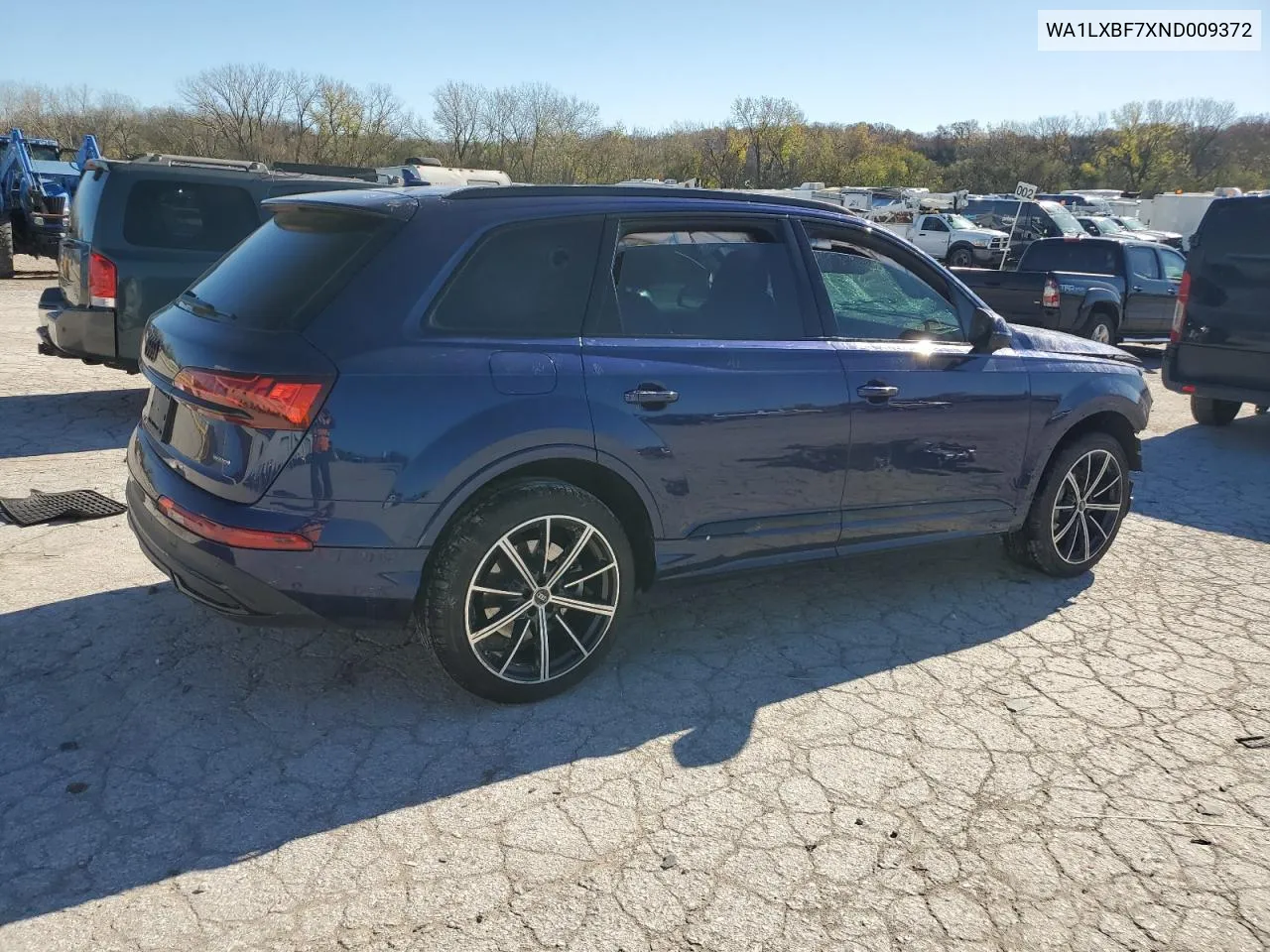 2022 Audi Q7 Premium Plus VIN: WA1LXBF7XND009372 Lot: 79844384