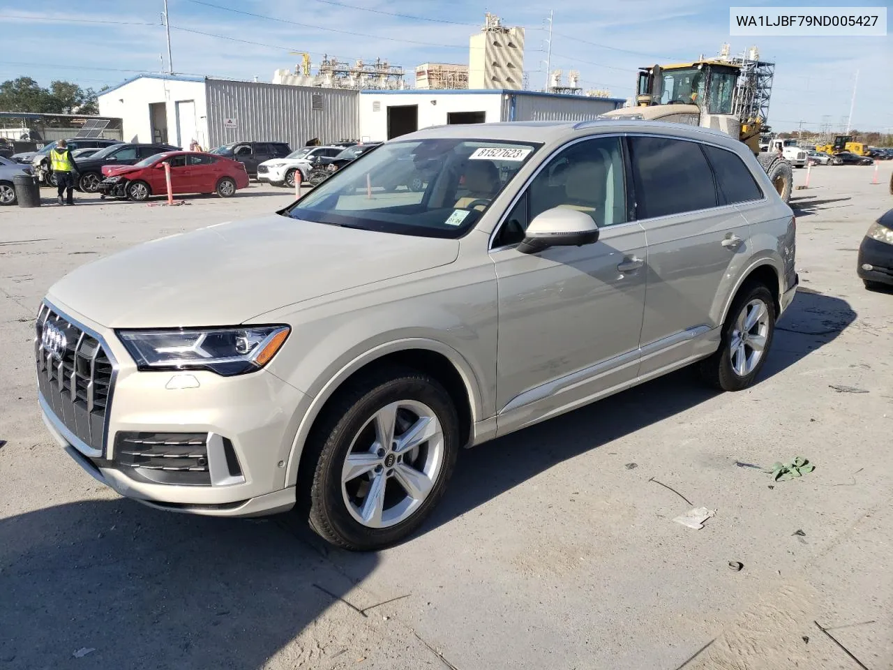 2022 Audi Q7 Premium Plus VIN: WA1LJBF79ND005427 Lot: 81527623