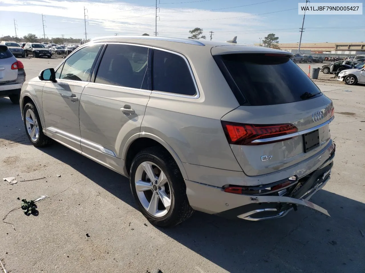 2022 Audi Q7 Premium Plus VIN: WA1LJBF79ND005427 Lot: 81527623