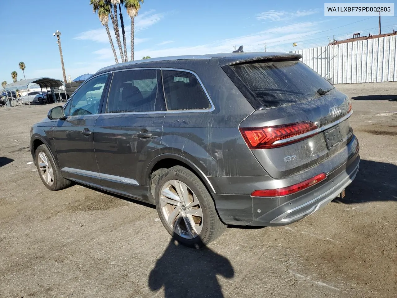 2023 Audi Q7 Premium Plus VIN: WA1LXBF79PD002805 Lot: 75353924