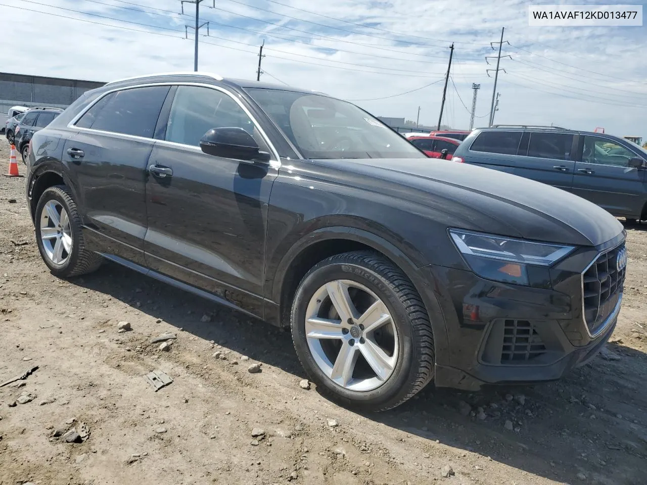 2019 Audi Q8 Premium VIN: WA1AVAF12KD013477 Lot: 61793554