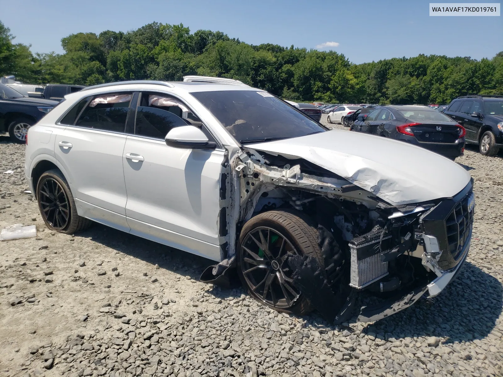 2019 Audi Q8 Premium VIN: WA1AVAF17KD019761 Lot: 62676814