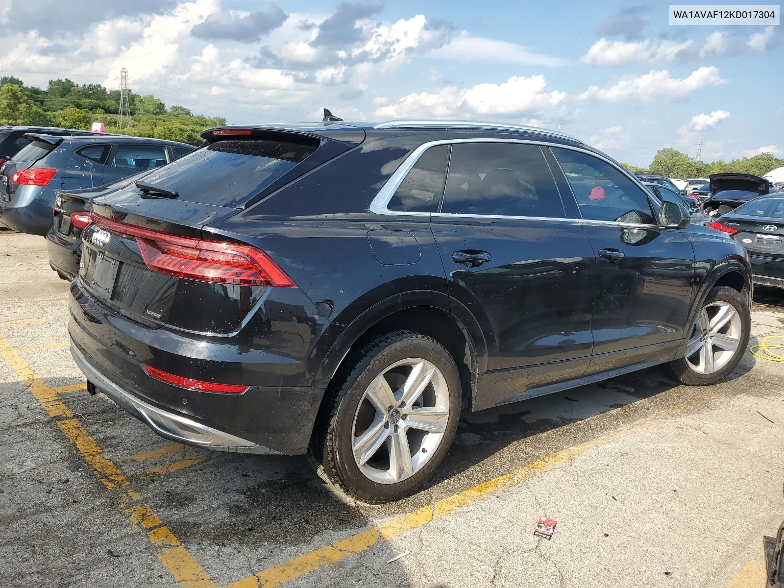 2019 Audi Q8 Premium VIN: WA1AVAF12KD017304 Lot: 67384304