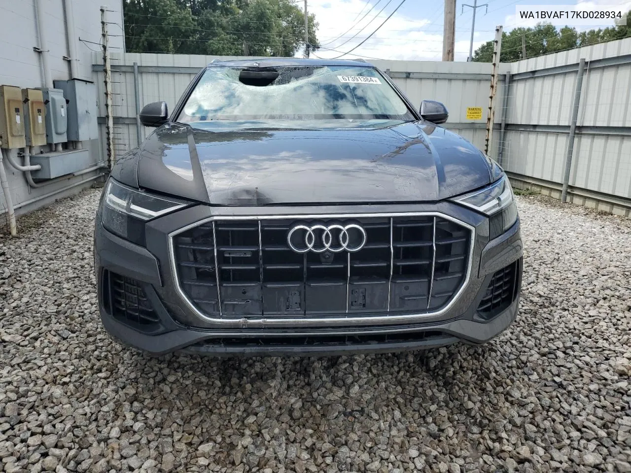 WA1BVAF17KD028934 2019 Audi Q8 Premium Plus