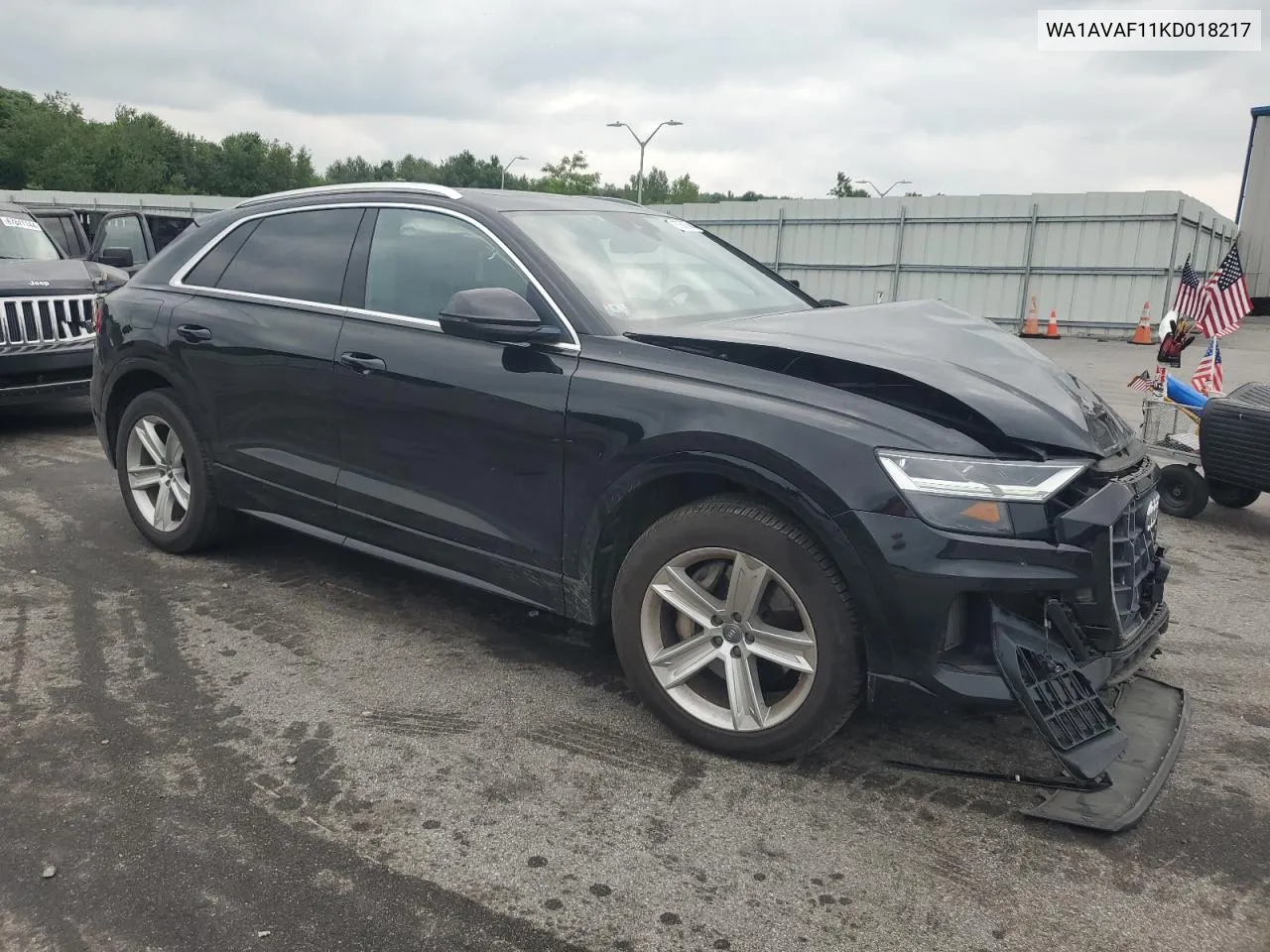 2019 Audi Q8 Premium VIN: WA1AVAF11KD018217 Lot: 67568764