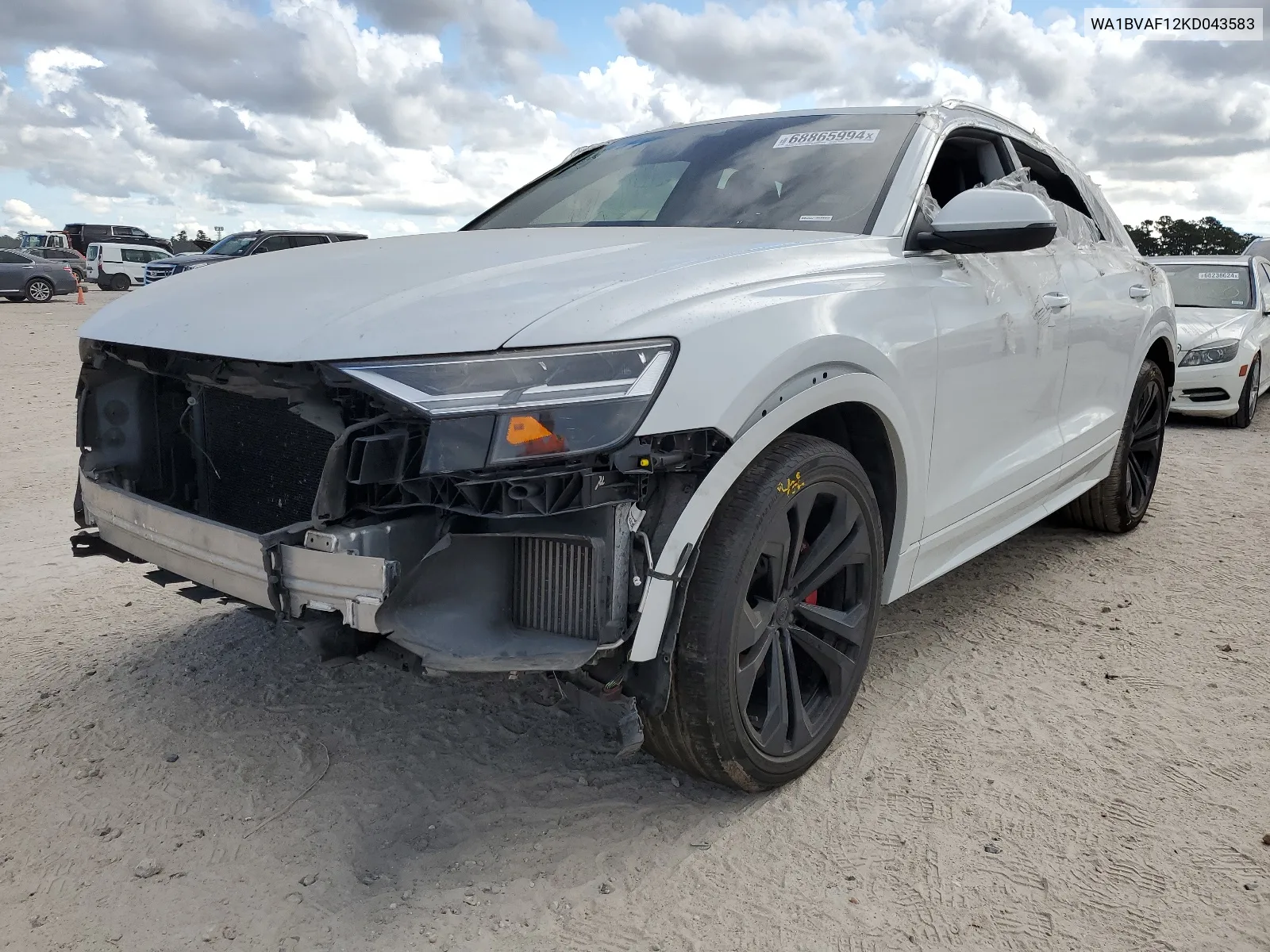 2019 Audi Q8 Premium Plus VIN: WA1BVAF12KD043583 Lot: 68865994